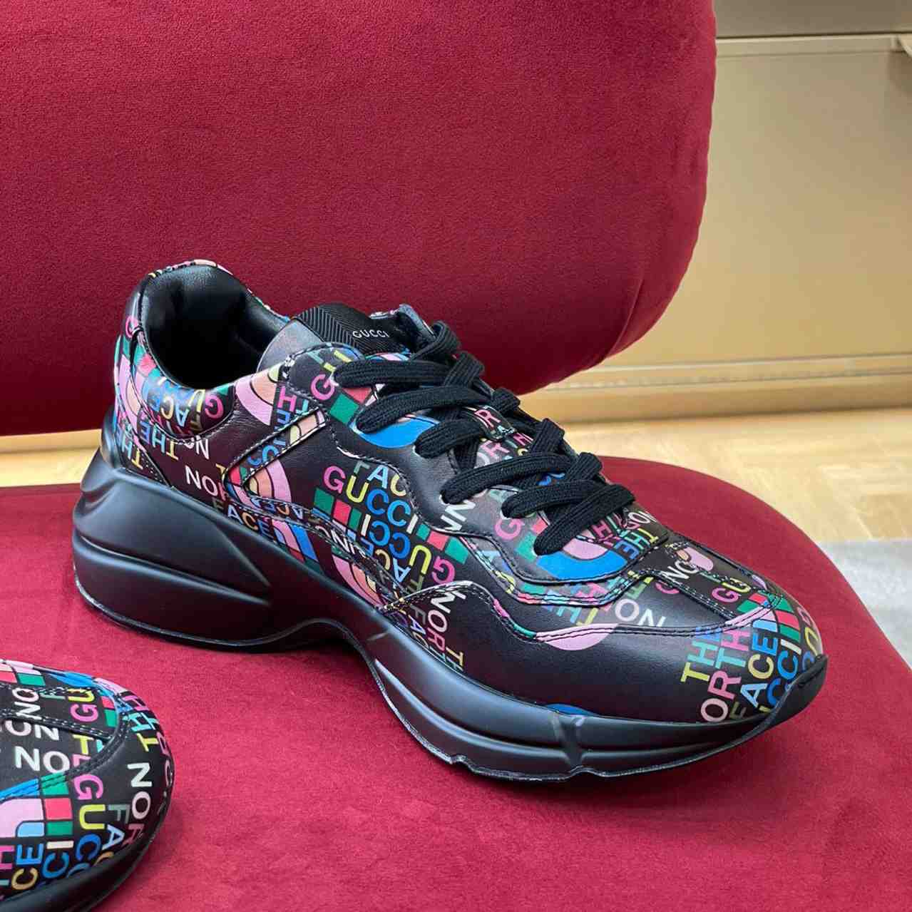 The North Face x Gucci Rhyton Sneaker - FashionPlug