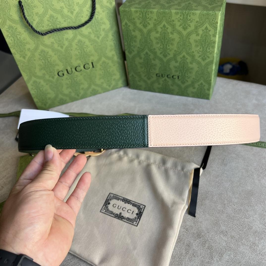 Gucci Belt With Double G - FashionPlug