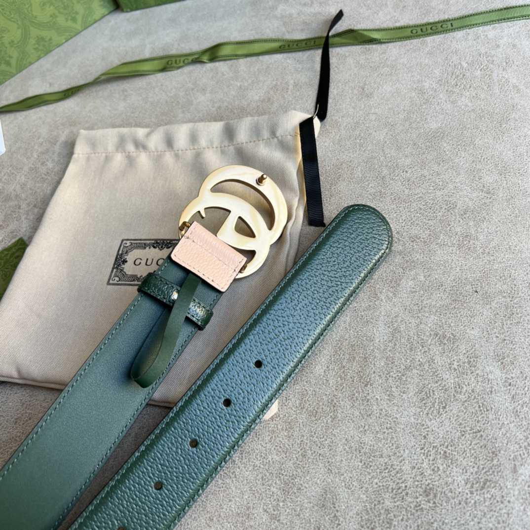 Gucci Belt With Double G - FashionPlug