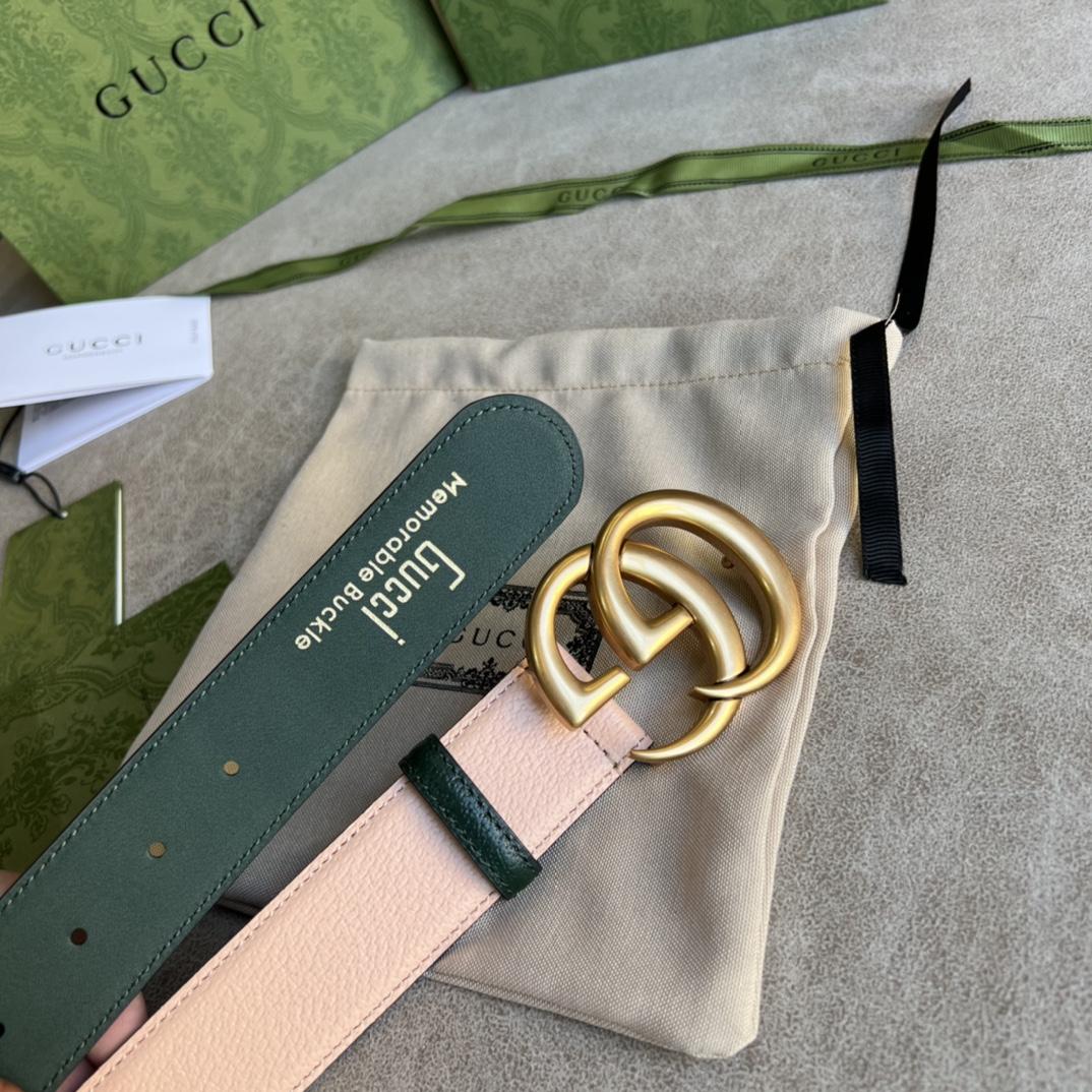 Gucci Belt With Double G - FashionPlug