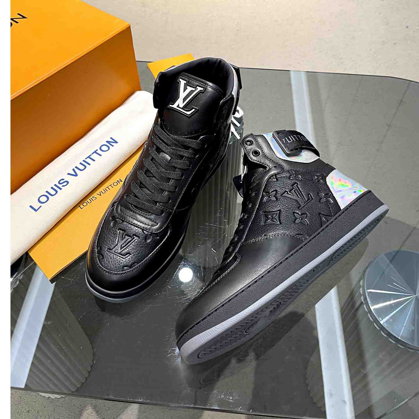 Louis Vuitton Rivoli Sneaker Boot     - FashionPlug