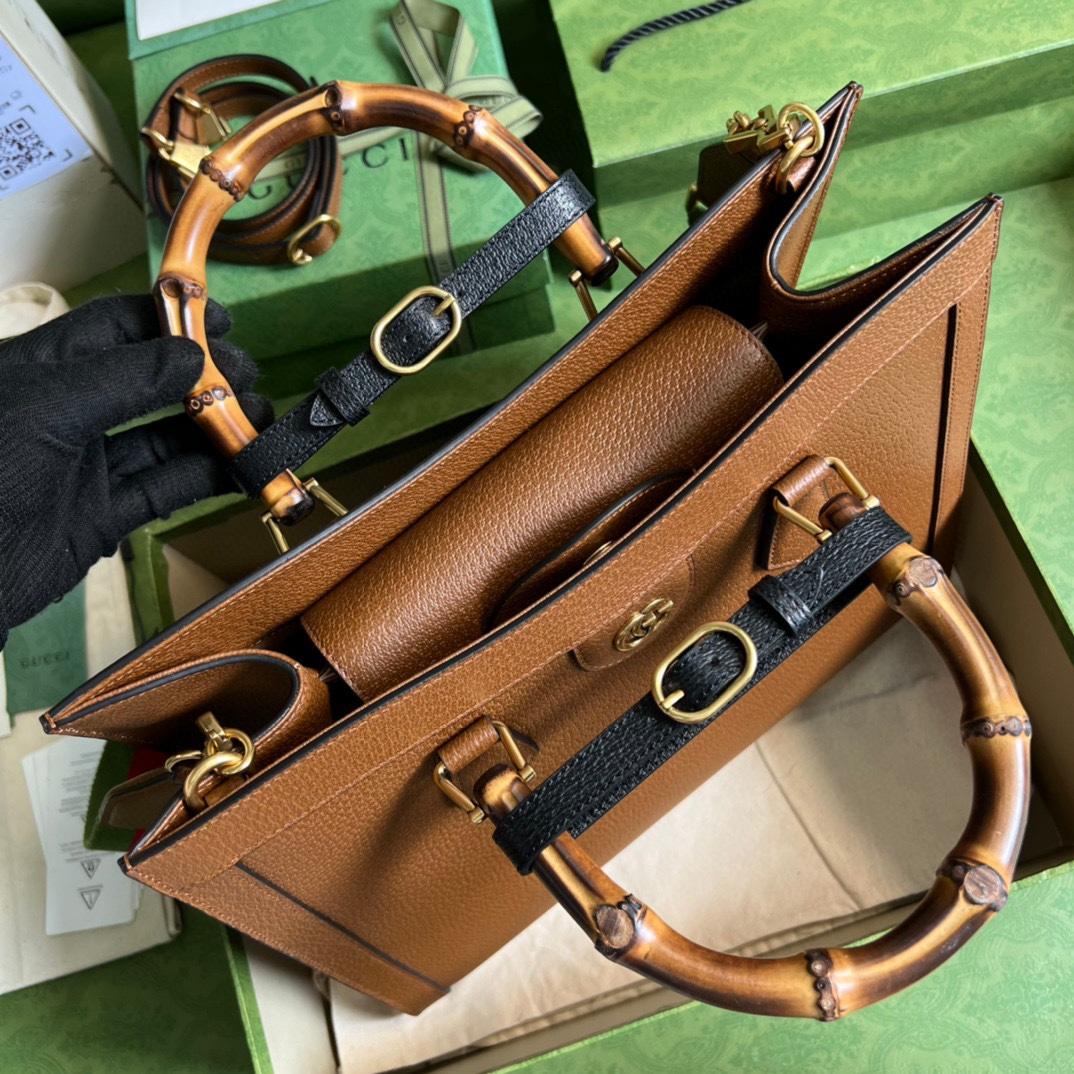 Gucci Diana Large Tote Bag(35-30-14cm) - FashionPlug
