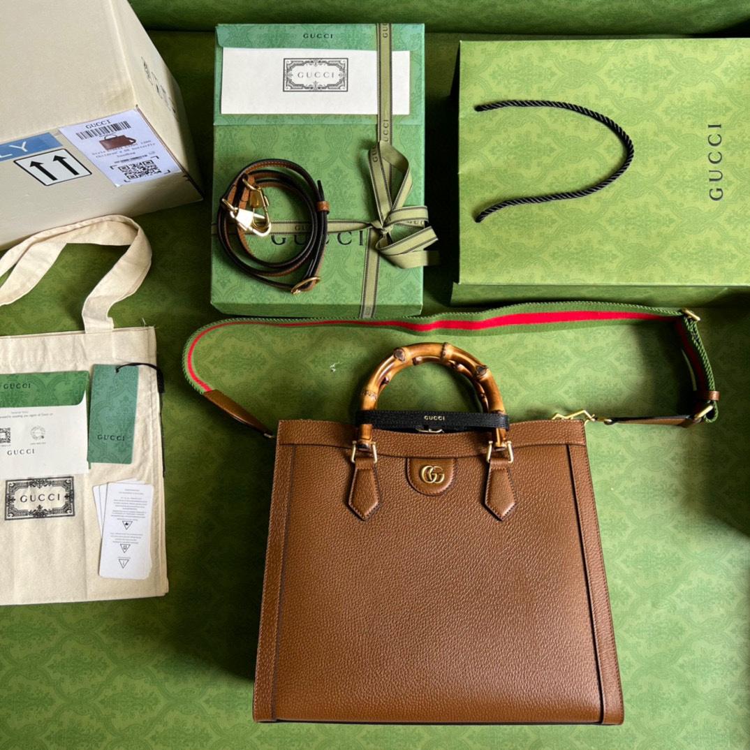 Gucci Diana Large Tote Bag(35-30-14cm) - FashionPlug