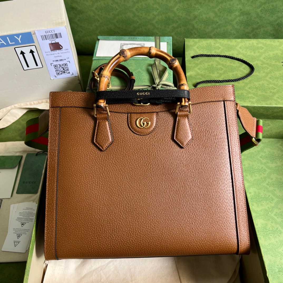 Gucci Diana Large Tote Bag(35-30-14cm) - FashionPlug