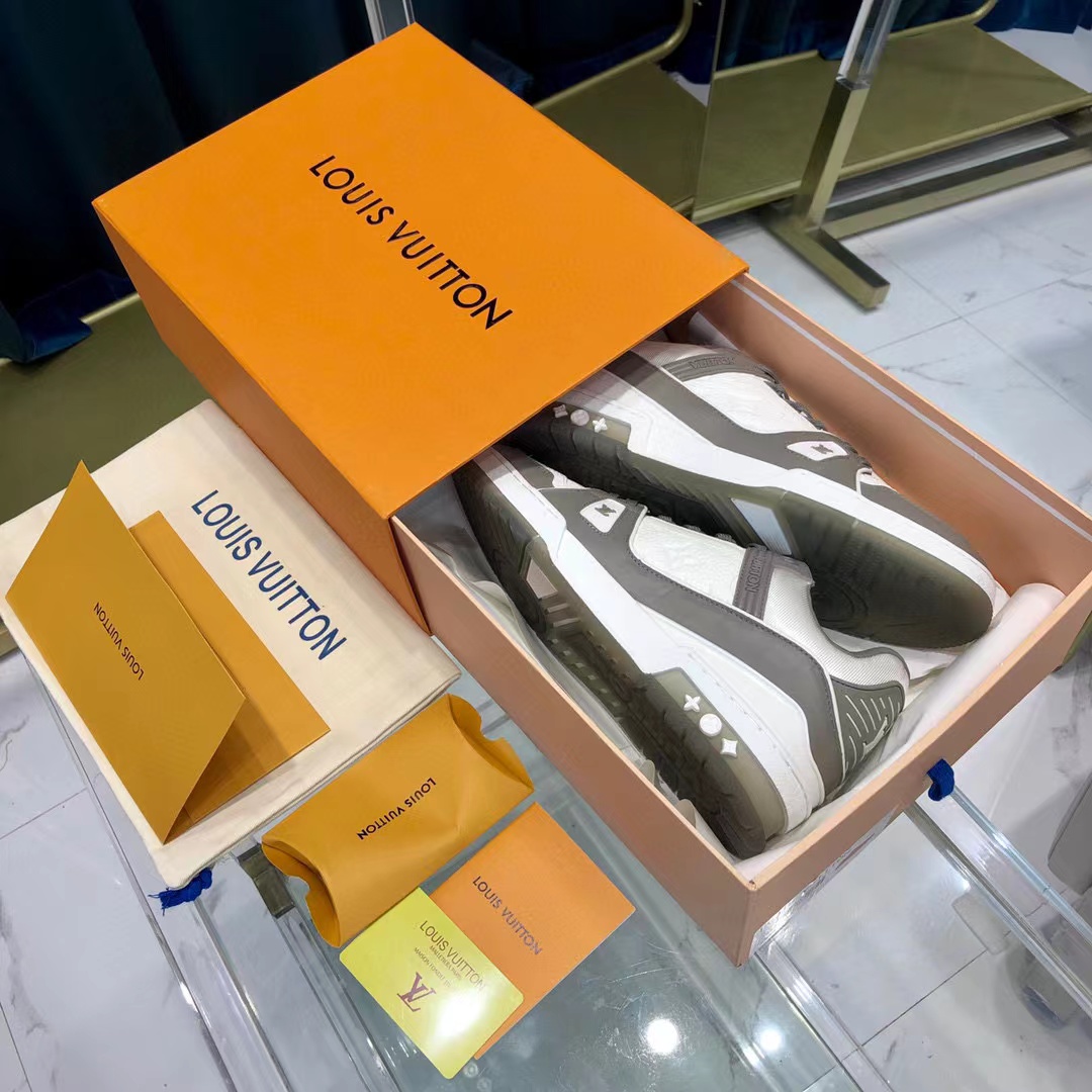 Louis Vuitton Trainer Sneaker (Upon UK Size) - FashionPlug