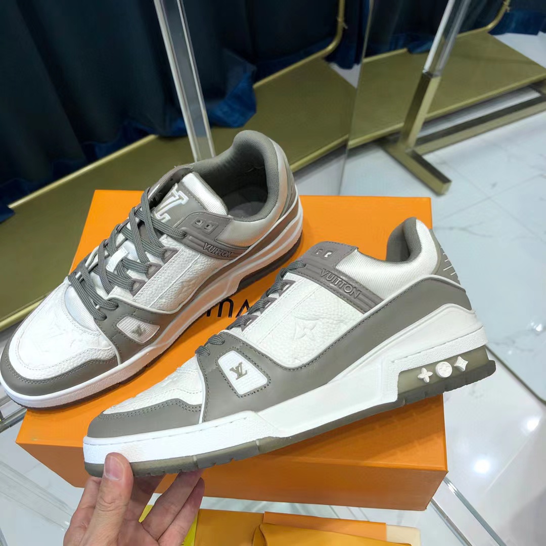 Louis Vuitton Trainer Sneaker (Upon UK Size) - FashionPlug