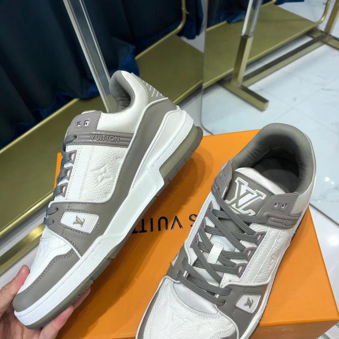Louis Vuitton Trainer Sneaker (Upon UK Size) - FashionPlug
