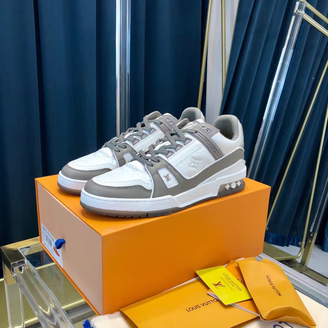 Louis Vuitton Trainer Sneaker (Upon UK Size) - FashionPlug