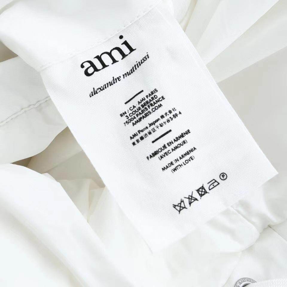 Ami Paris Ami de Coeur-patch padded jacket - FashionPlug