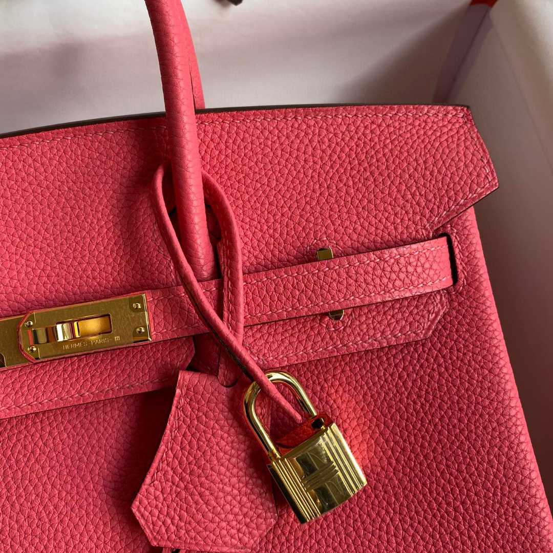 Hermes Birkin 30 Fjord Leather Handbag （25-20-13CM） - FashionPlug