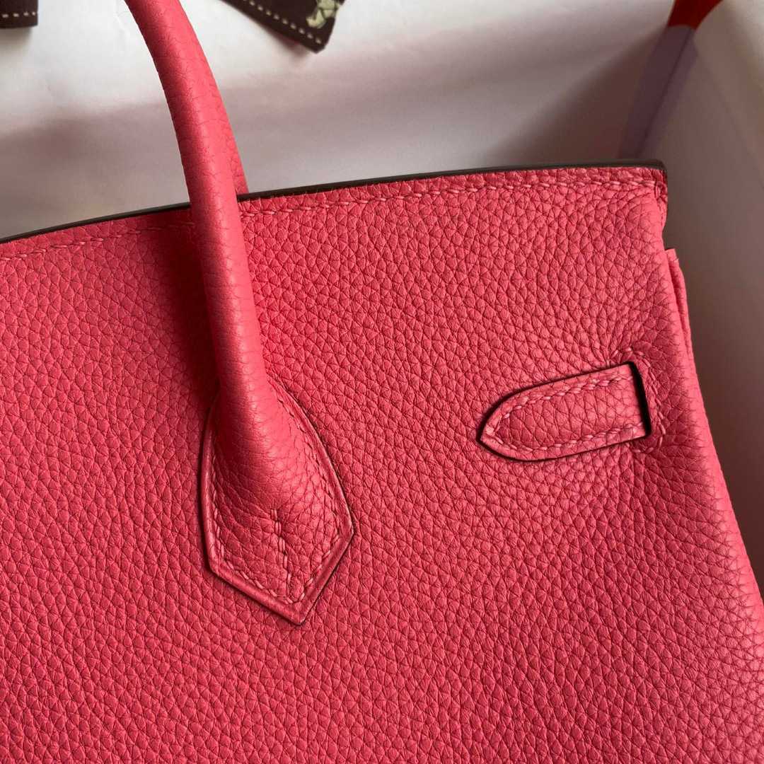 Hermes Birkin 30 Fjord Leather Handbag （25-20-13CM） - FashionPlug