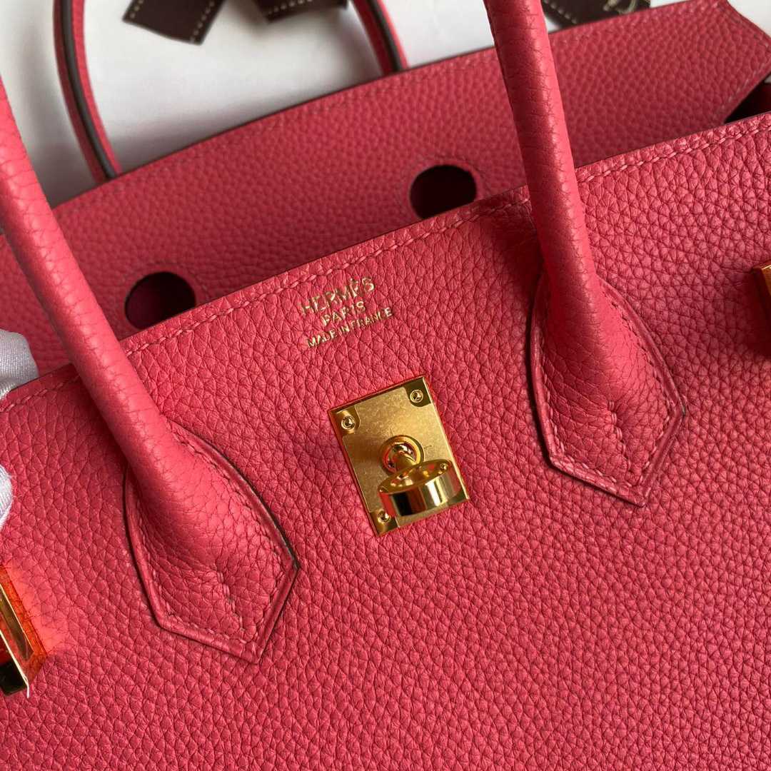 Hermes Birkin 30 Fjord Leather Handbag （25-20-13CM） - FashionPlug