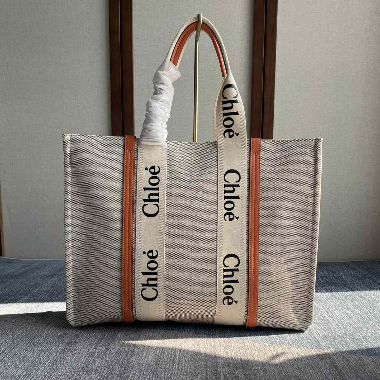 Chloe Large Woody Tote Bag(45-33-13 cm) - FashionPlug