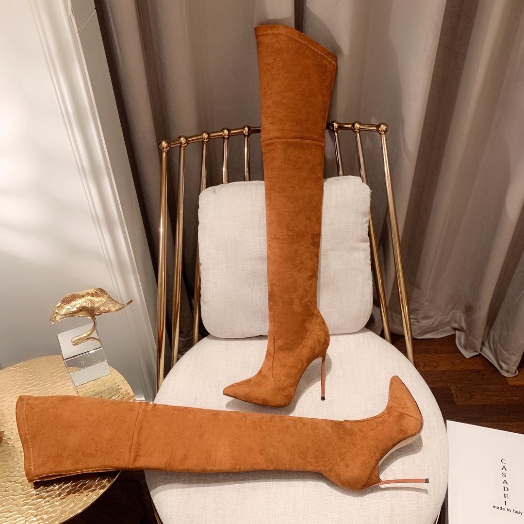 Casadei Blade Rodeo Over-The-Knee Boot - FashionPlug