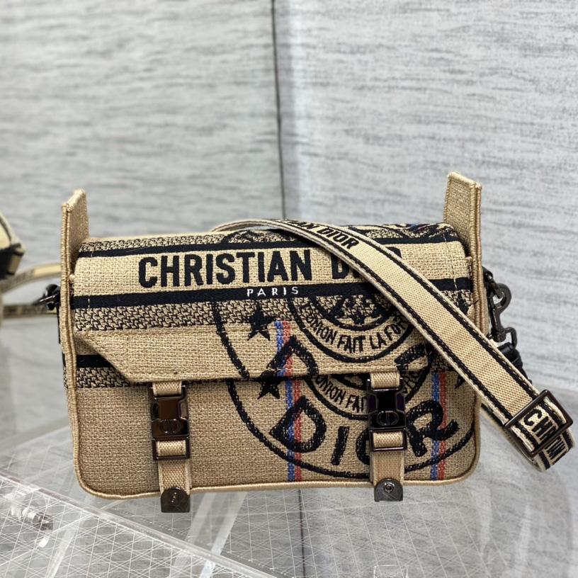 Dior Small Diorcamp Bag With Crystals - FashionPlug