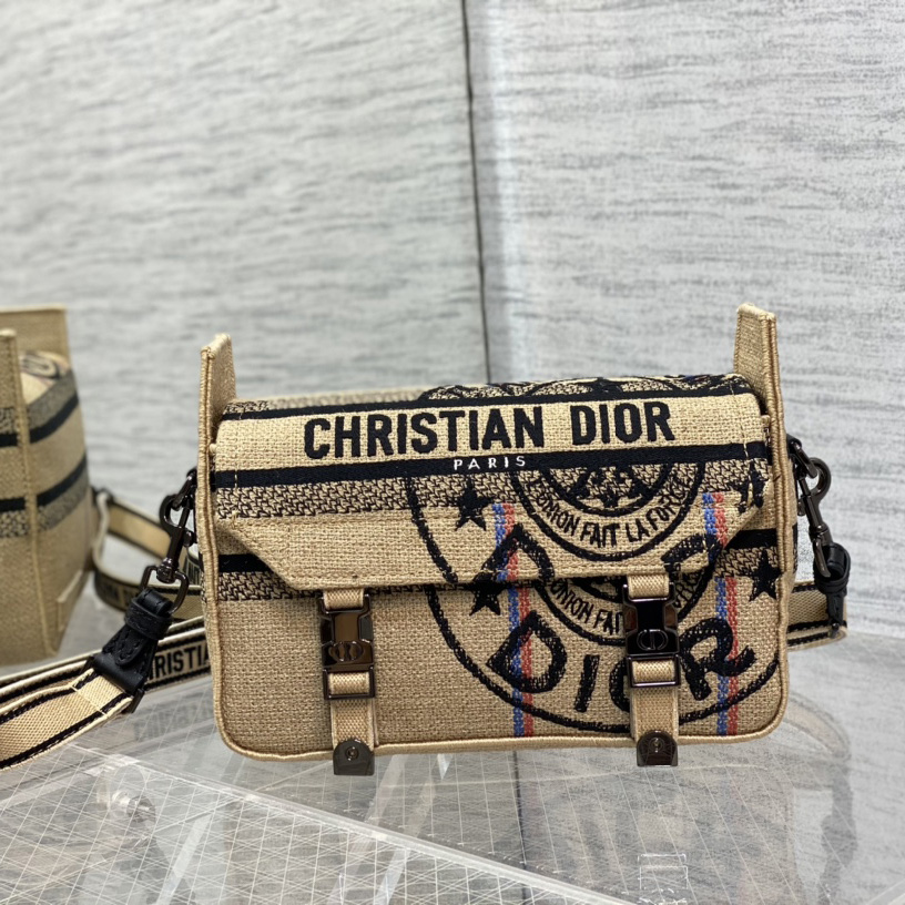 Dior Small Diorcamp Bag With Crystals - FashionPlug