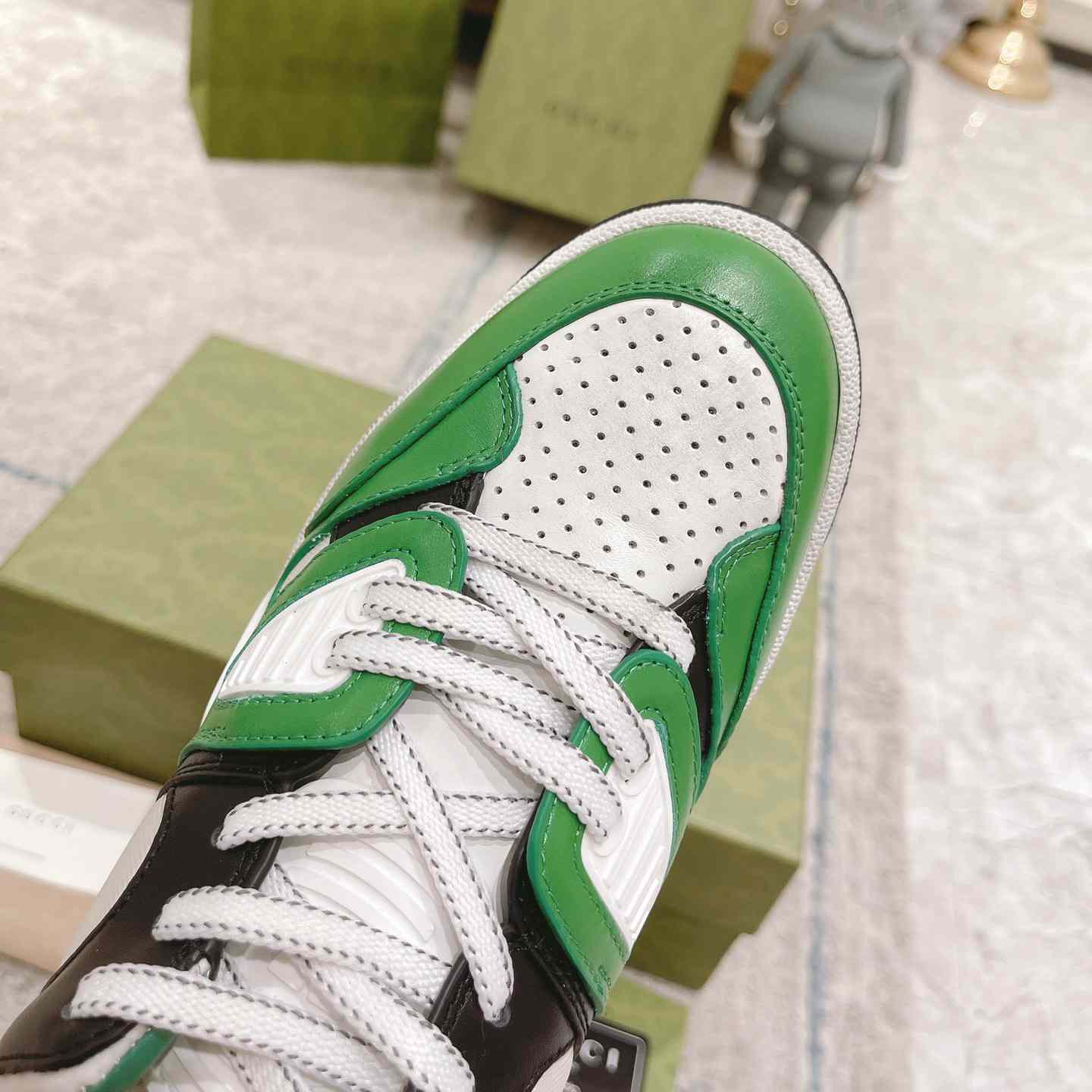 Gucci Basket Sneaker With lnterlocking G  - FashionPlug