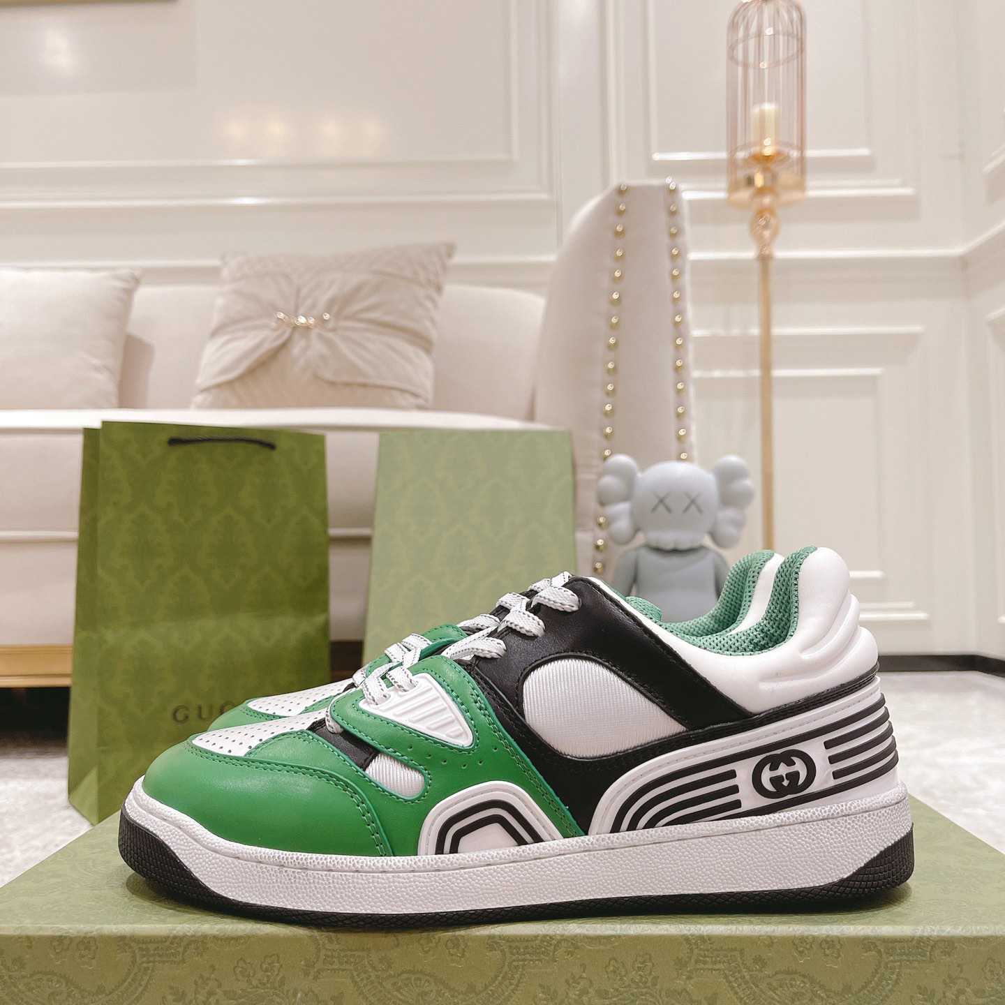 Gucci Basket Sneaker With lnterlocking G  - FashionPlug