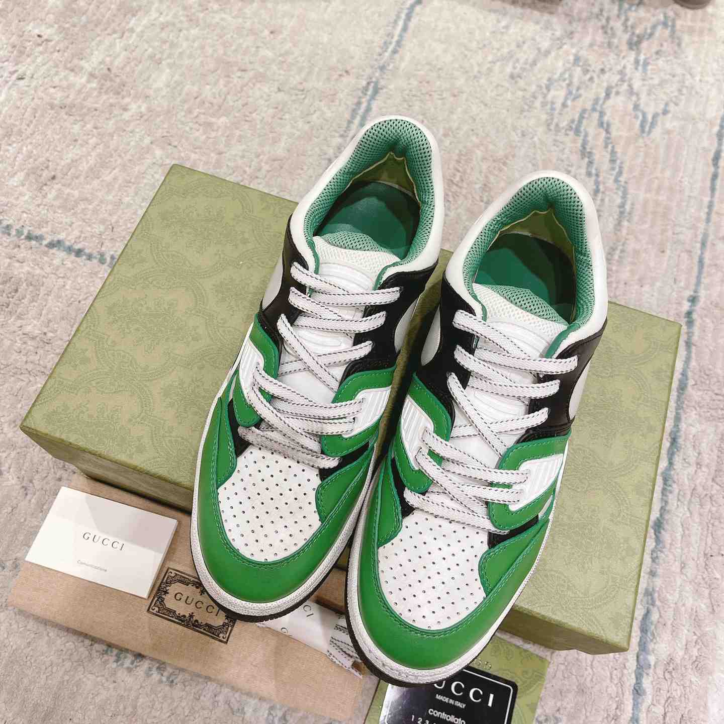 Gucci Basket Sneaker With lnterlocking G  - FashionPlug