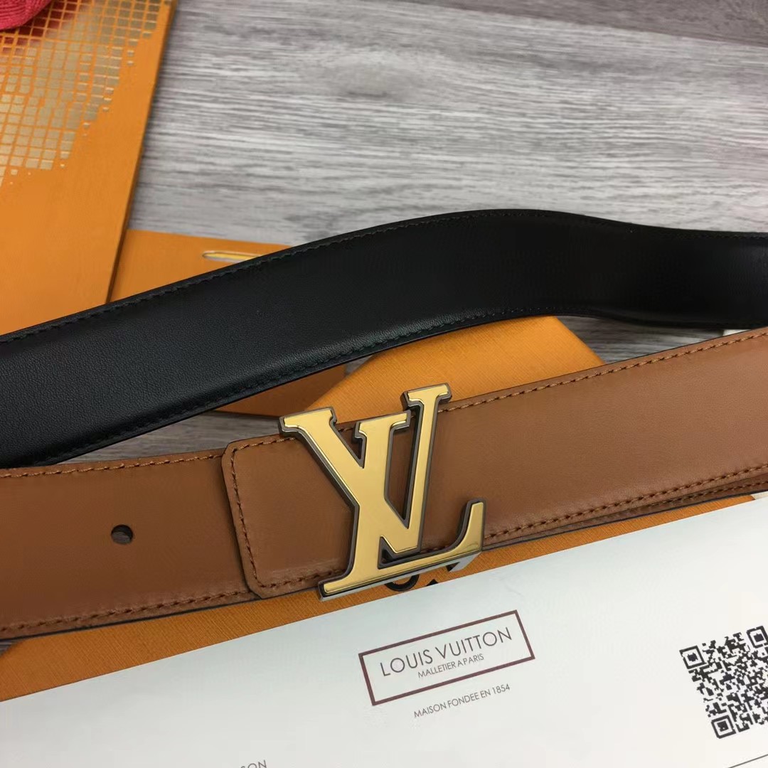 Louis Vuitton Rays 40mm Reversible Belt   M0630U - FashionPlug