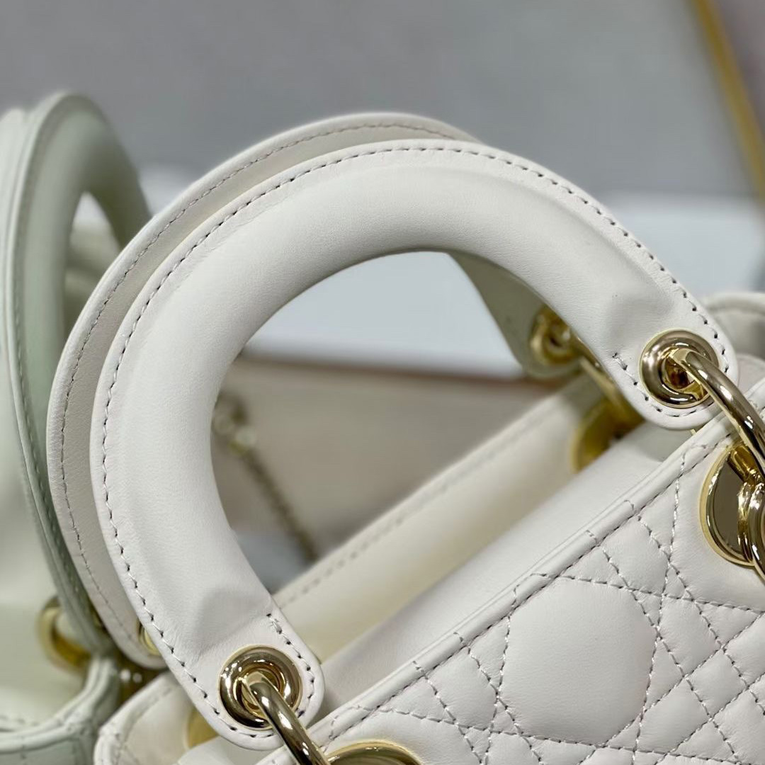 Dior Mini Lady Dior Bag    17cm - FashionPlug