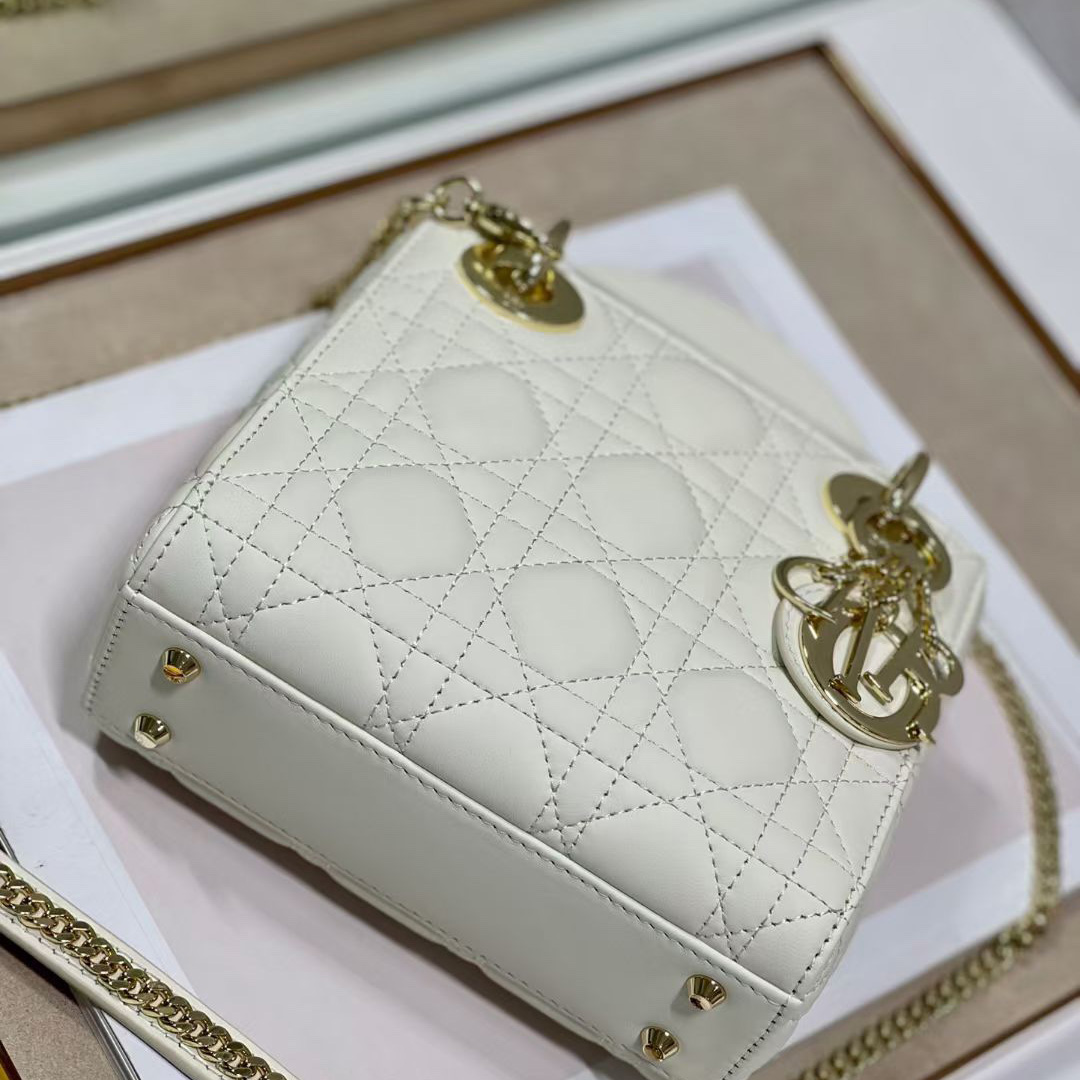 Dior Mini Lady Dior Bag    17cm - FashionPlug