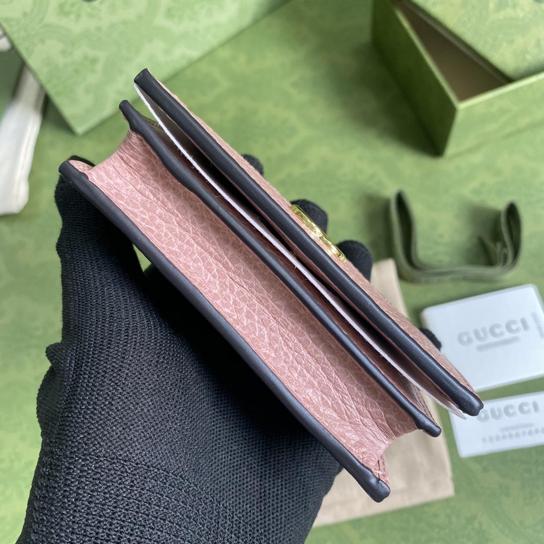 Gucci GG Marmont Card Case Wallet(11-9-3cm)    - FashionPlug