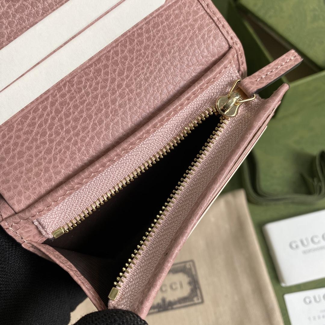 Gucci GG Marmont Card Case Wallet(11-9-3cm)    - FashionPlug