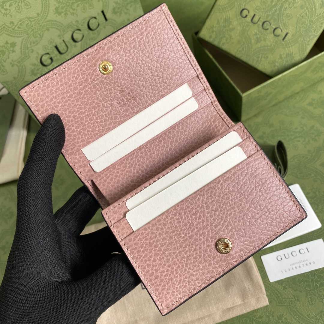 Gucci GG Marmont Card Case Wallet(11-9-3cm)    - FashionPlug