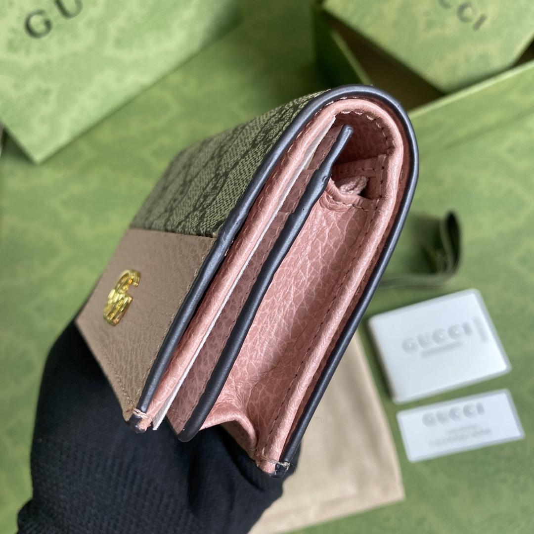 Gucci GG Marmont Card Case Wallet(11-9-3cm)    - FashionPlug
