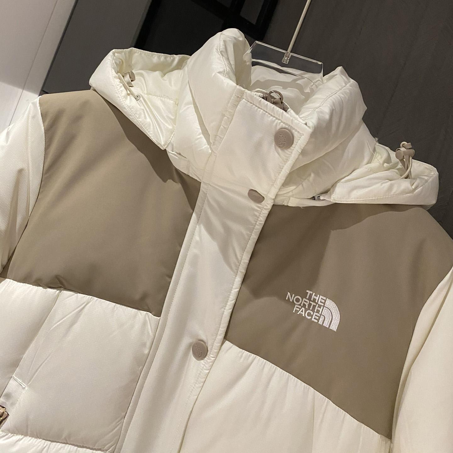 The North Face Embroidered-Logo Padded Coat - FashionPlug