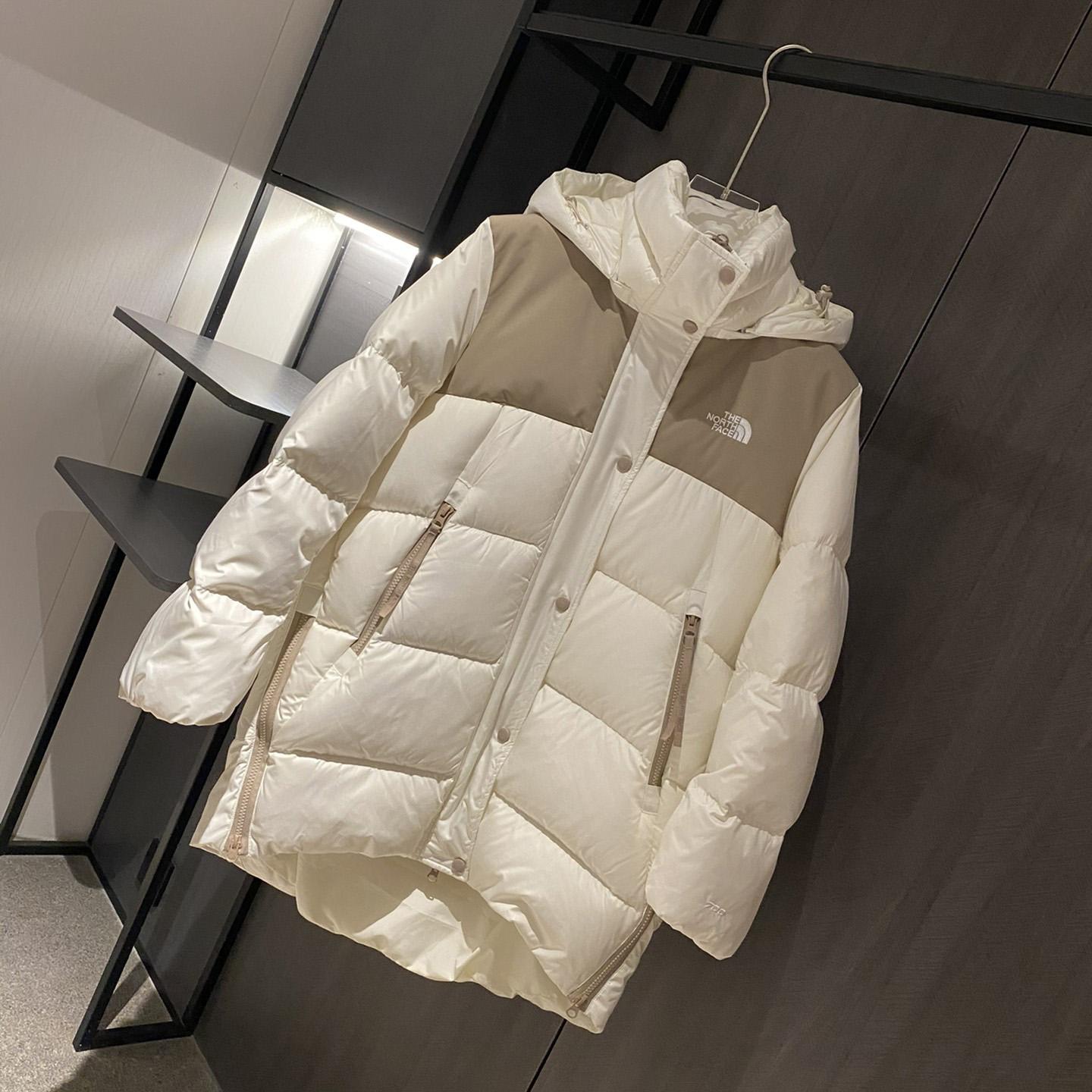 The North Face Embroidered-Logo Padded Coat - FashionPlug