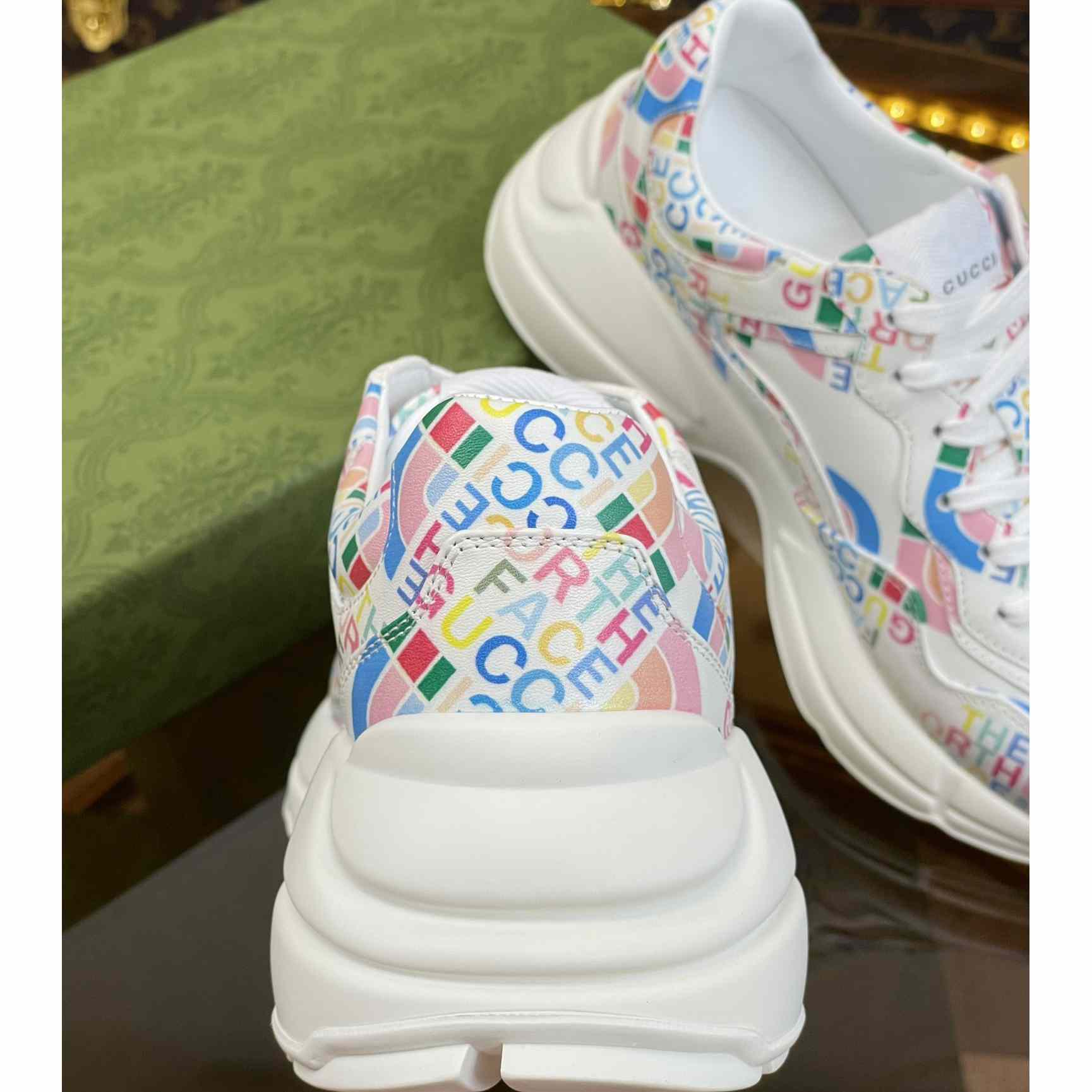 The North Face x Gucci Rhyton Sneaker - FashionPlug