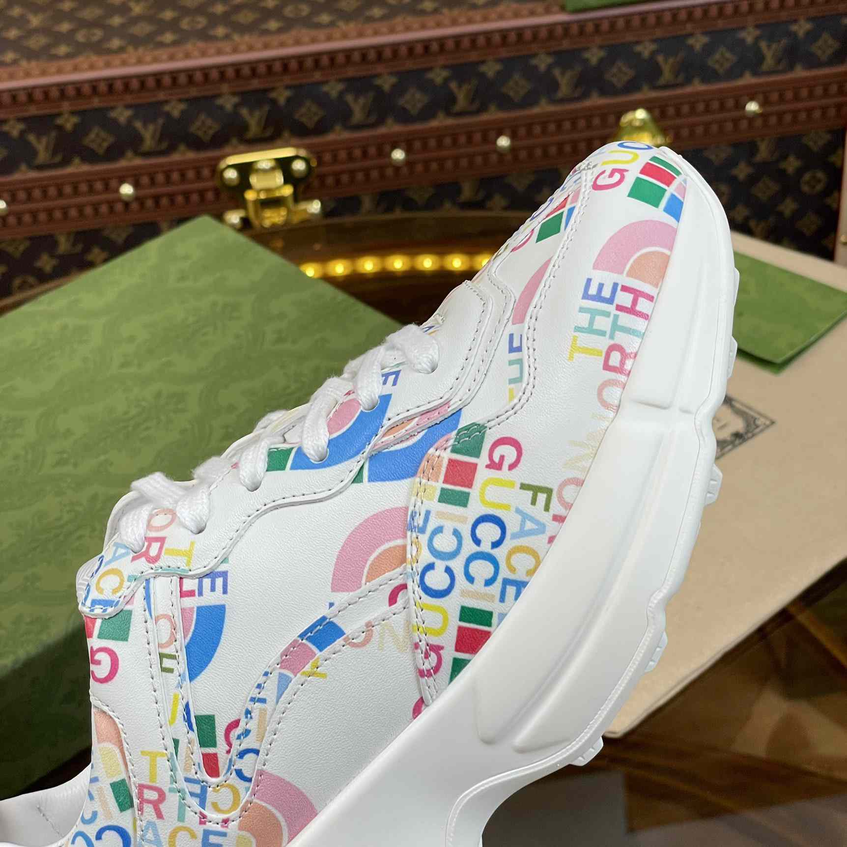The North Face x Gucci Rhyton Sneaker - FashionPlug