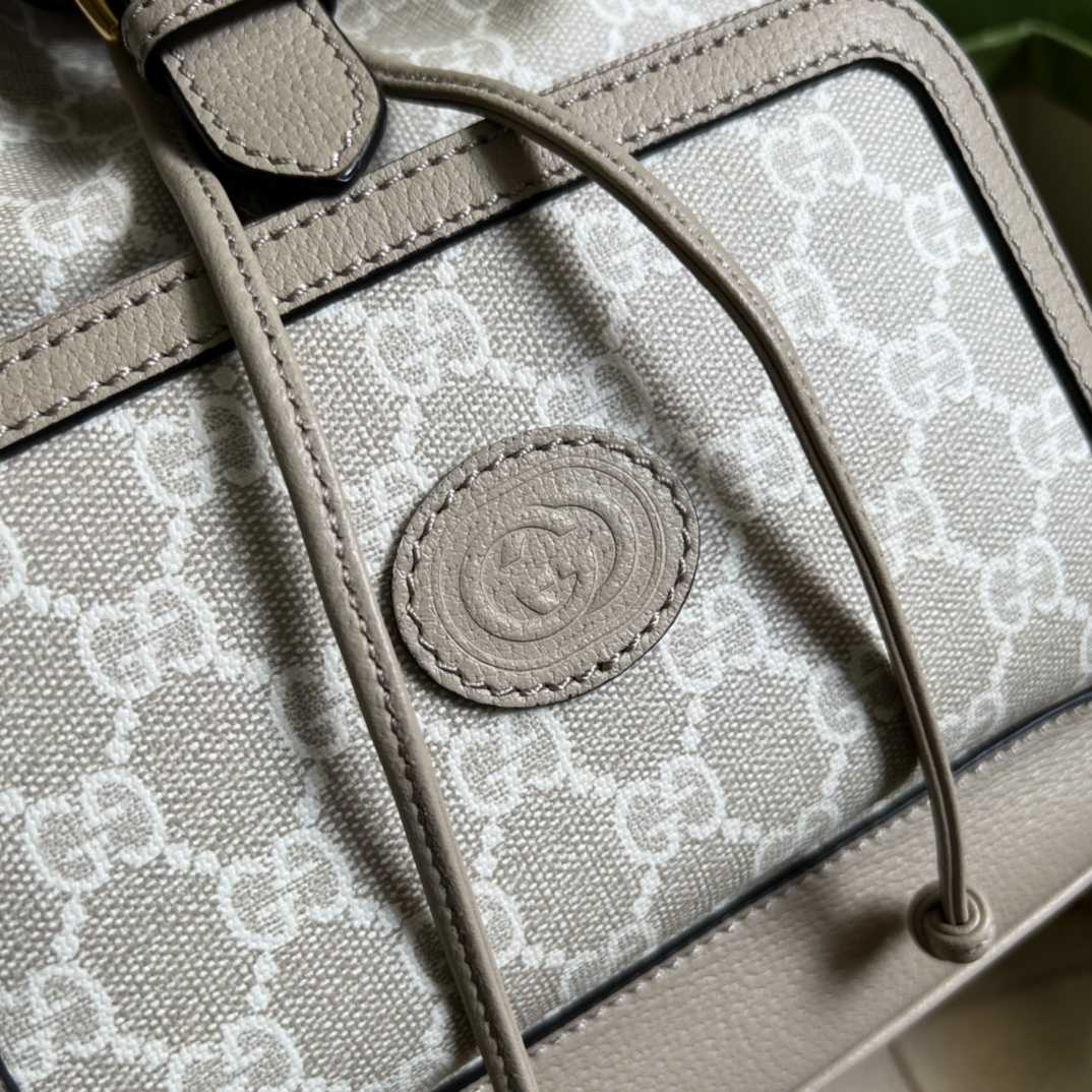 Gucci Backpack With Interlocking G(26.5- 30- 13cm) - FashionPlug