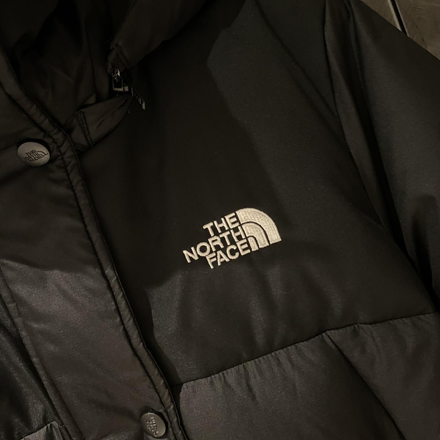 The North Face Embroidered-Logo Padded Coat - FashionPlug
