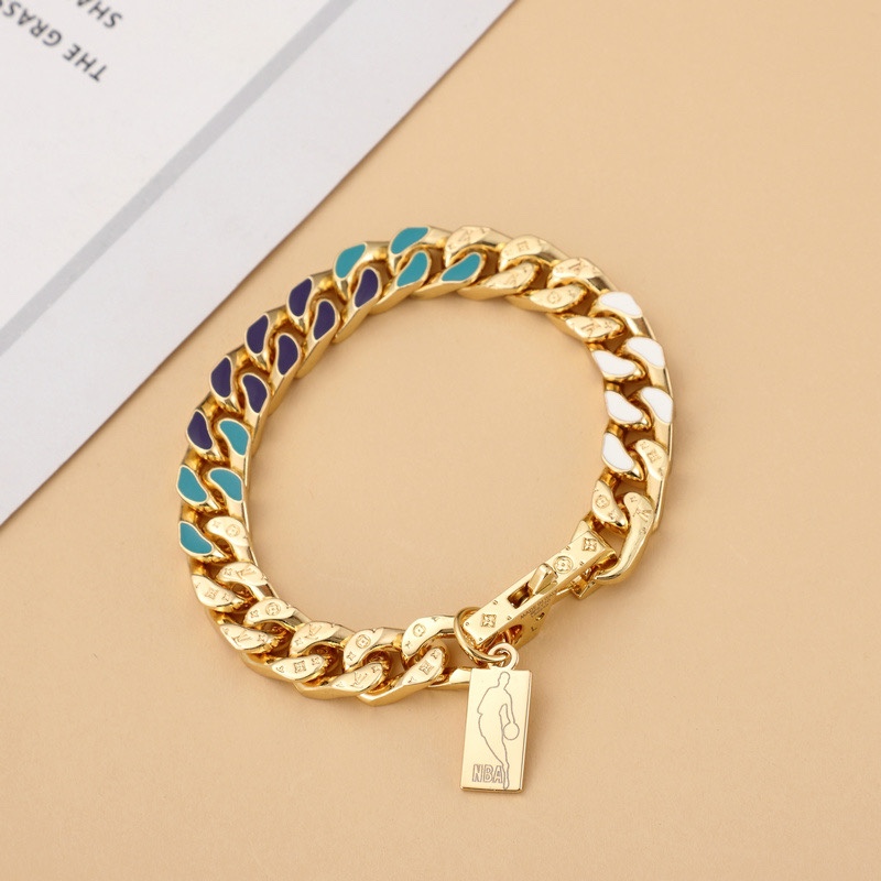Louis Vuitton x NBA Chain Links Bracelet   MP3053 - FashionPlug