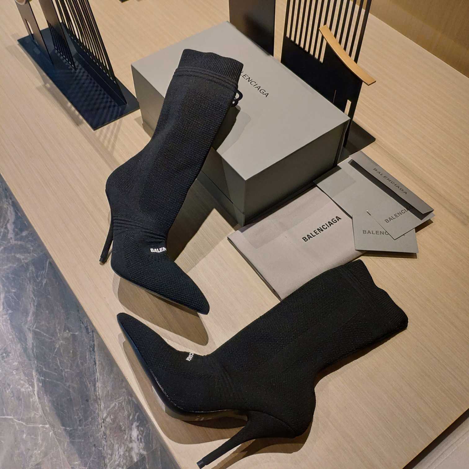 Balenciaga Boot In Black  - FashionPlug
