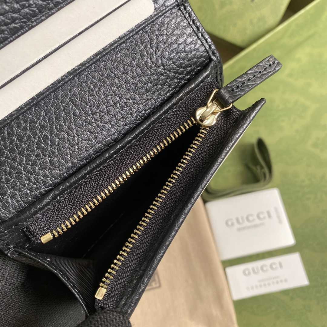 Gucci GG Marmont Card Case Wallet(11-9-3cm)    - FashionPlug