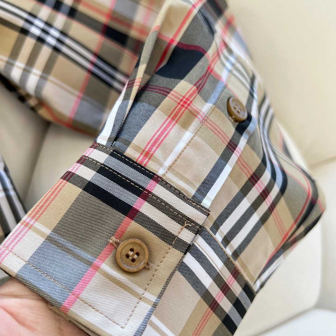 Burberry Check Cotton Poplin Shirt - FashionPlug