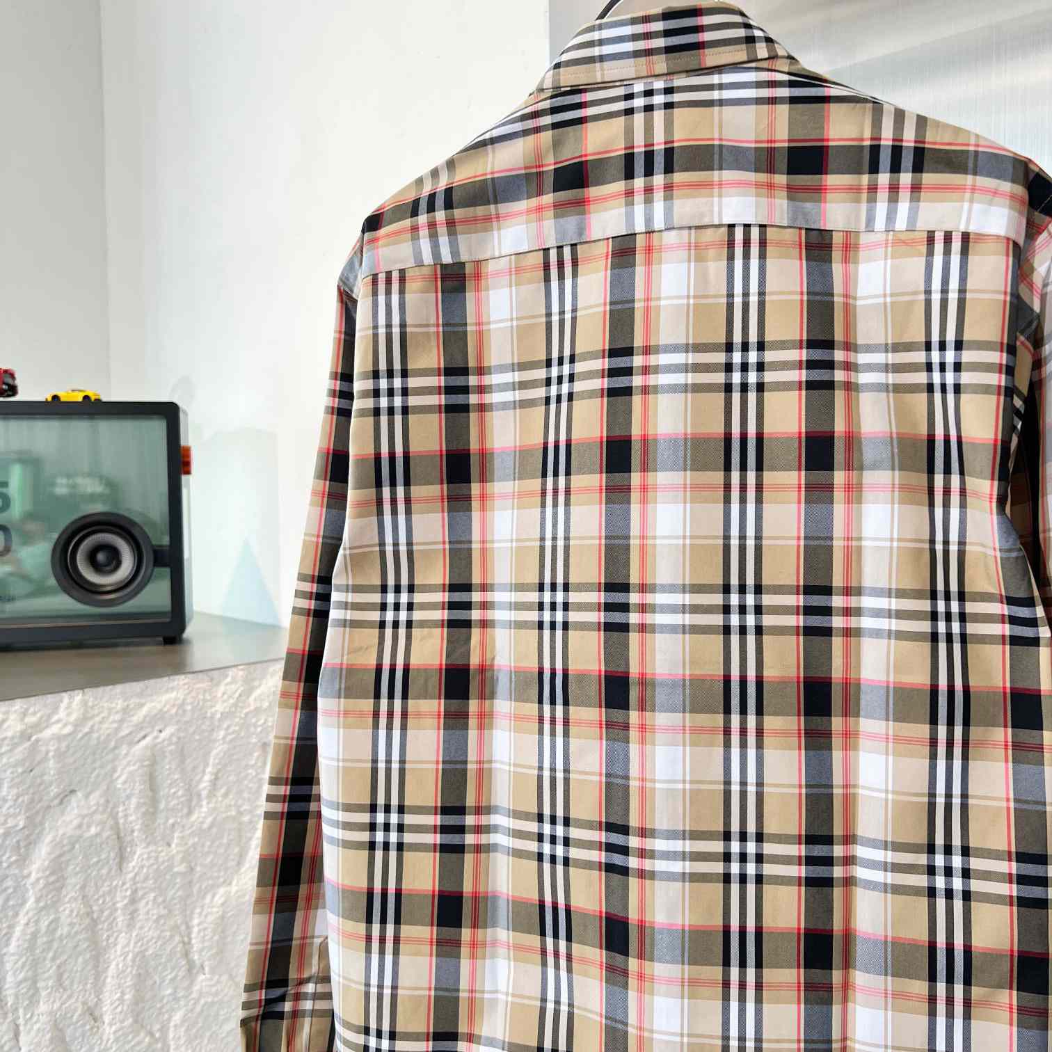 Burberry Check Cotton Poplin Shirt - FashionPlug