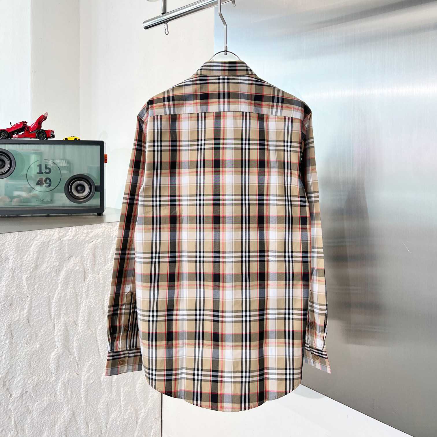 Burberry Check Cotton Poplin Shirt - FashionPlug