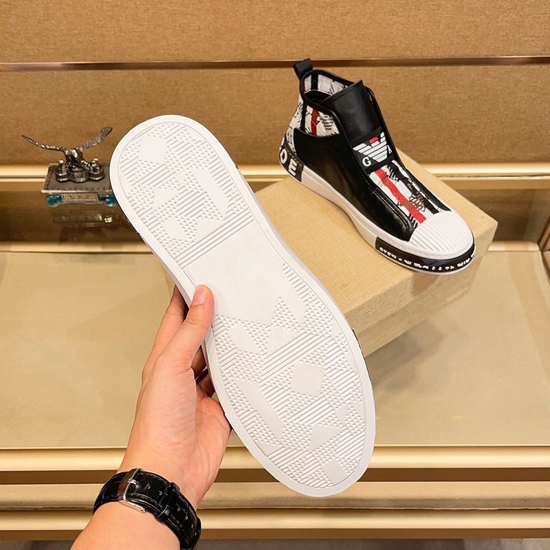 Armani High-Tops Sneakers - FashionPlug