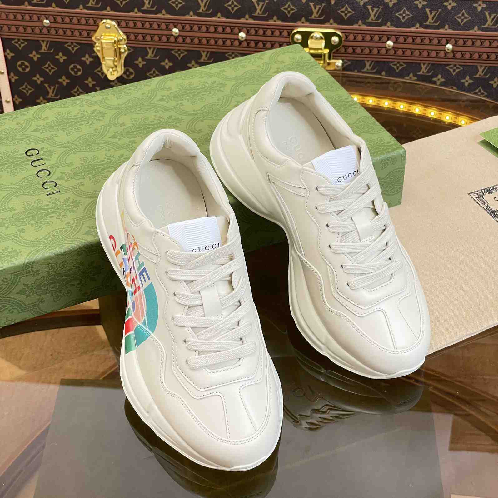 The North Face x Gucci Rhyton Sneaker - FashionPlug