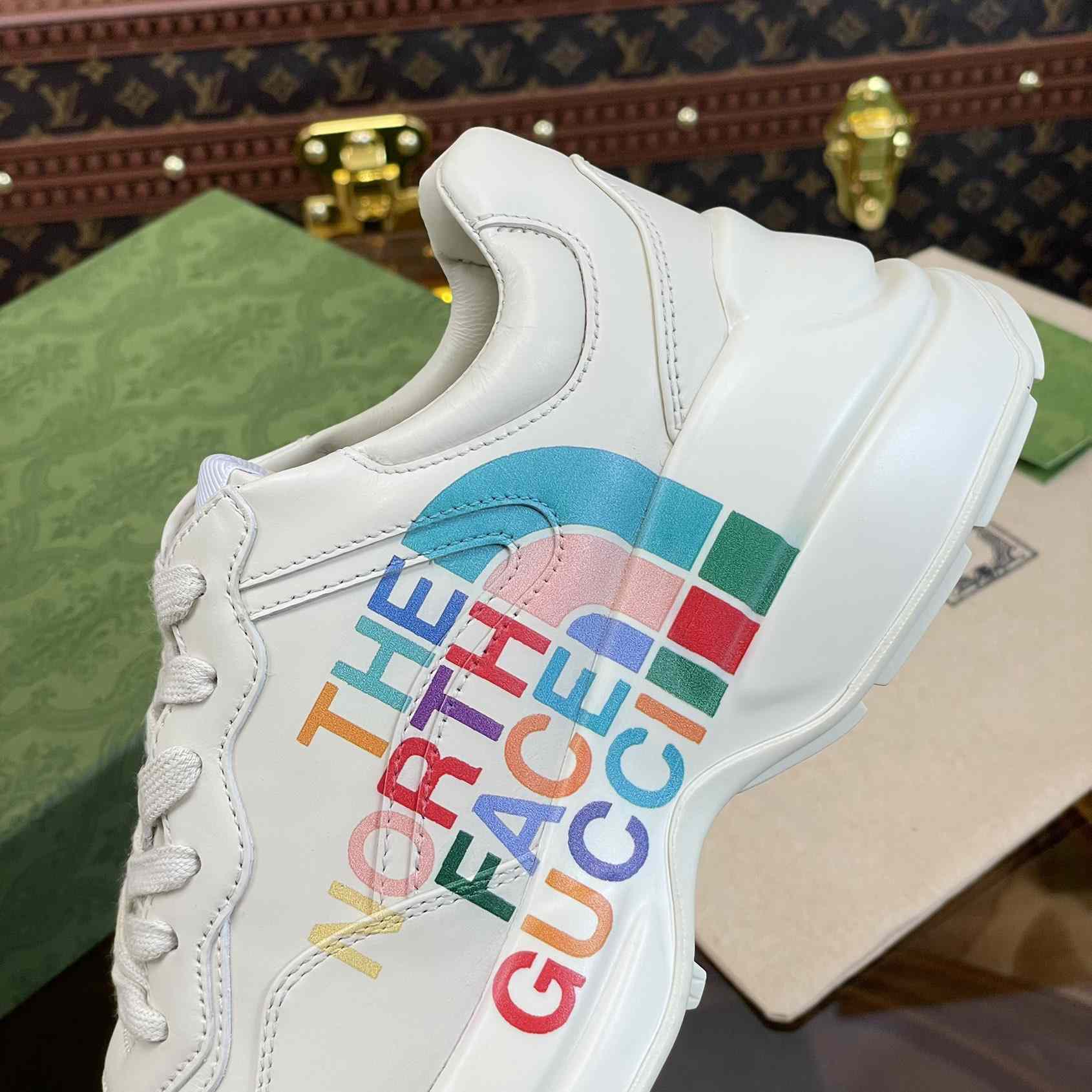 The North Face x Gucci Rhyton Sneaker - FashionPlug
