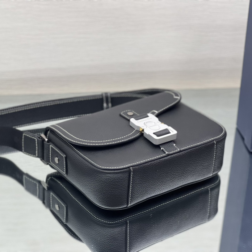 Dior Mini Saddle Bag With Strap(23-18-6 cm) - FashionPlug