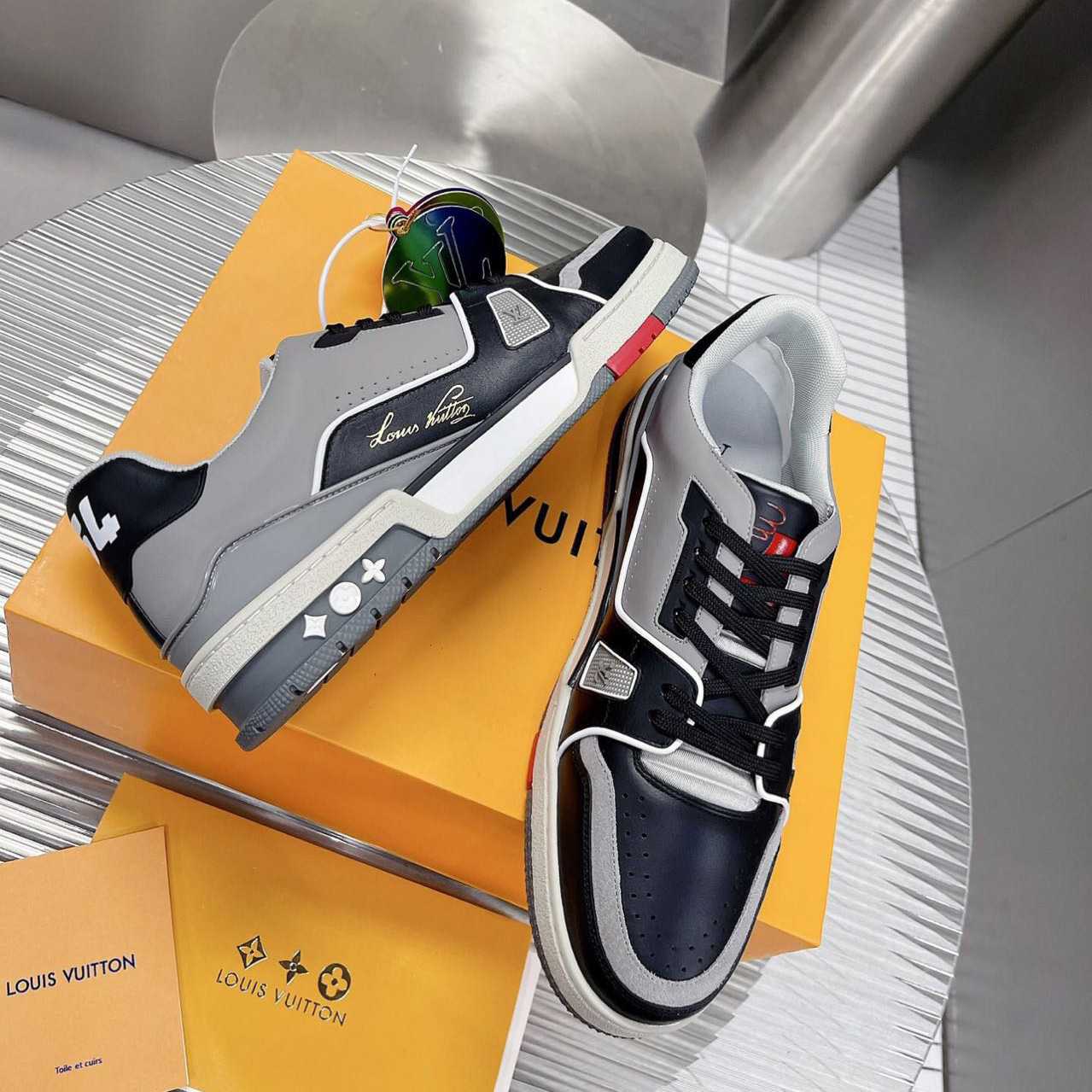 Louis Vuitton Trainer Sneaker (Upon UK Size) - FashionPlug