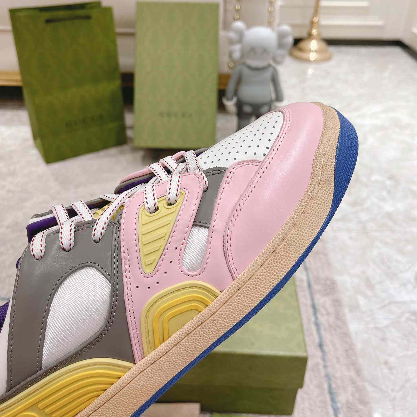 Gucci Basket Sneaker With lnterlocking G  - FashionPlug