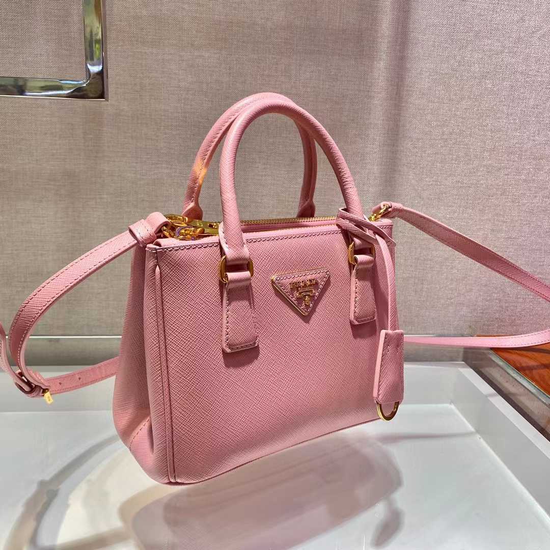 Prada Galleria Saffiano Leather Mini Bag(20-15-9.5cm) - FashionPlug