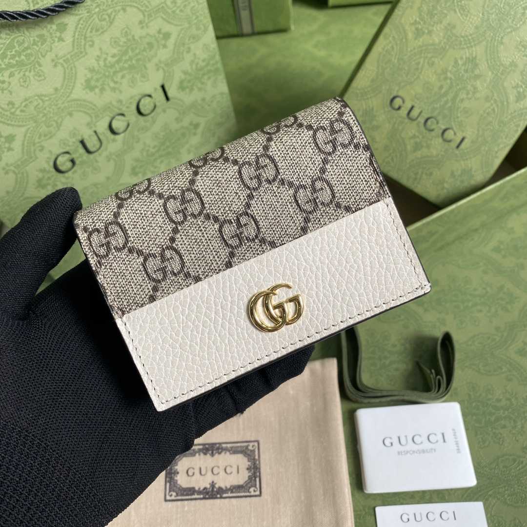 Gucci GG Marmont Card Case Wallet(11-9-3cm)    - FashionPlug